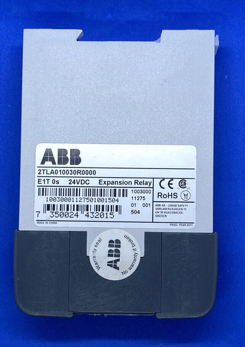 ABB 2TLA010030R0000 24VDC SAFETY EXPANSION RELAY