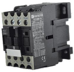 TC1-D0910-L6 9 AMPS - 690Volts 3 Pole Contactor 208/60VAC AC operating