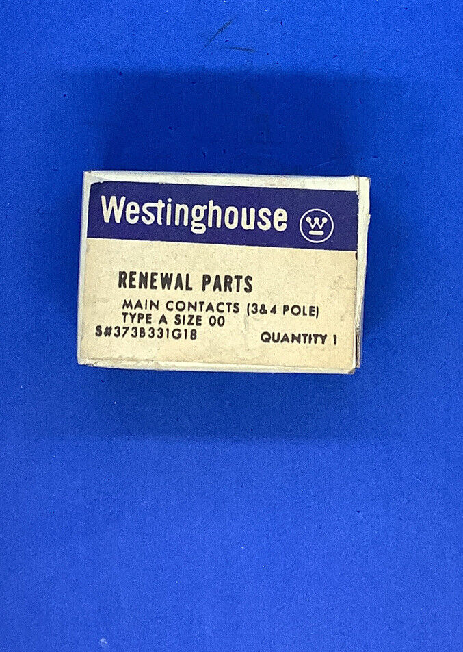 Westinghouse Renewal Parts 373B331G18 Type A Size 00 - EcoTech Solutions Inc. 