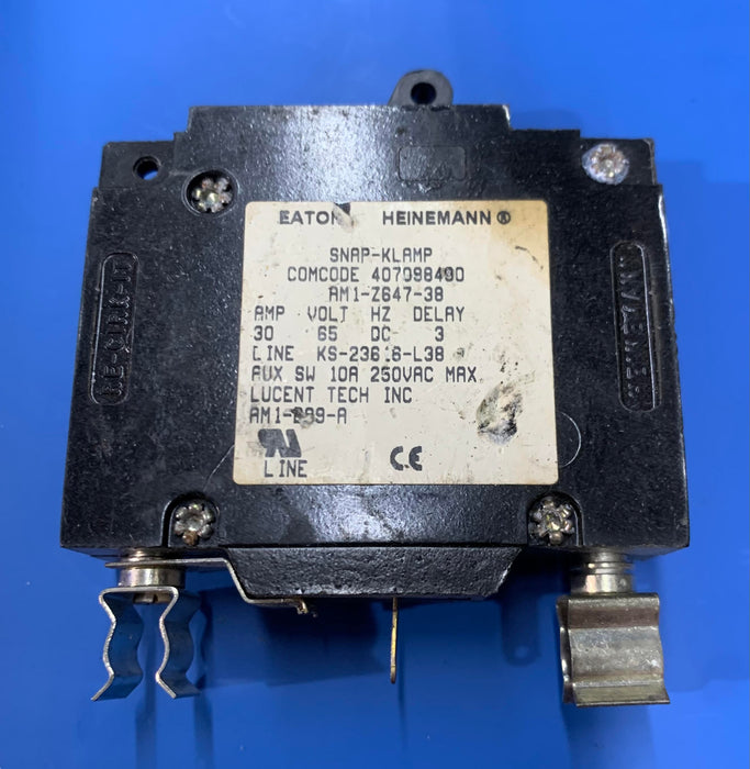 EATON/HEINEMANN AM1-Z647-38, 30AMP CIRCUIT BREAKER