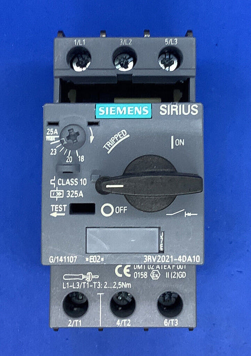 3RV2021-4DA10 (20-25A) For Siemens Circuit Breaker