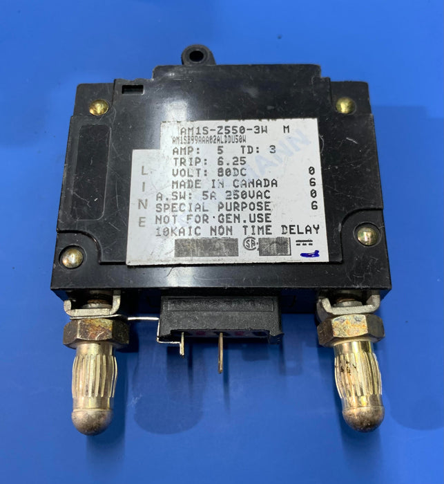 HEINEMANN AM1S-Z550-3W, 5AMP CIRCUIT BREAKER