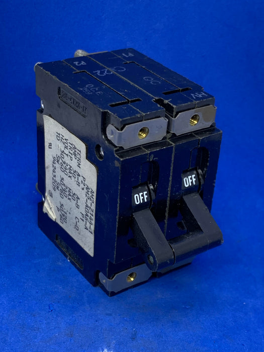 HEINEMANN AM2-Z144-1, AM2-A0A6-A, 2POLE 50AMP CIRCUIT BREAKER