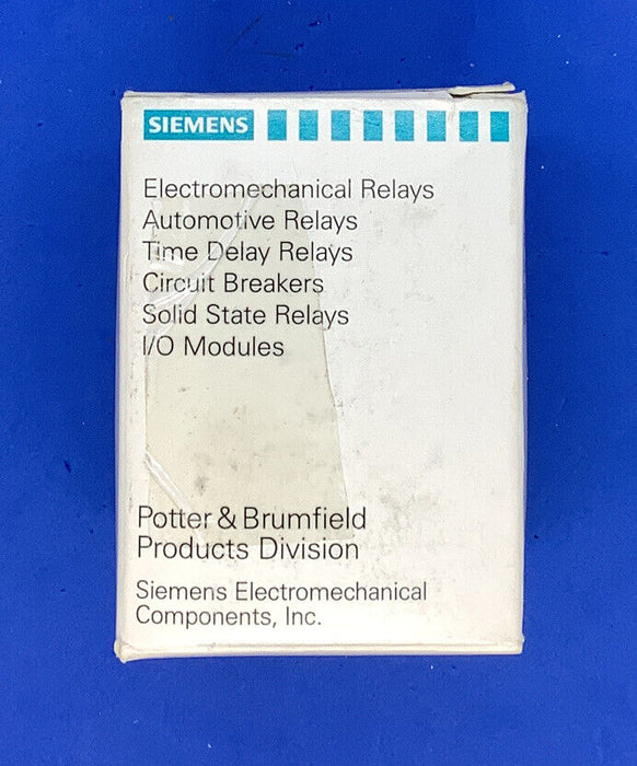 SIEMENS POTTER & BRUMFIELFD 4A365 KRP-14AN 120VAC 11-PIN RELAY