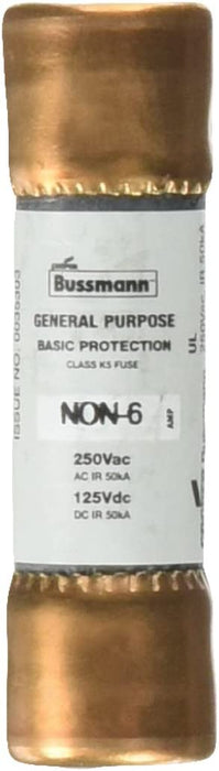 Bussman Non-6 Buss One Time Fuse