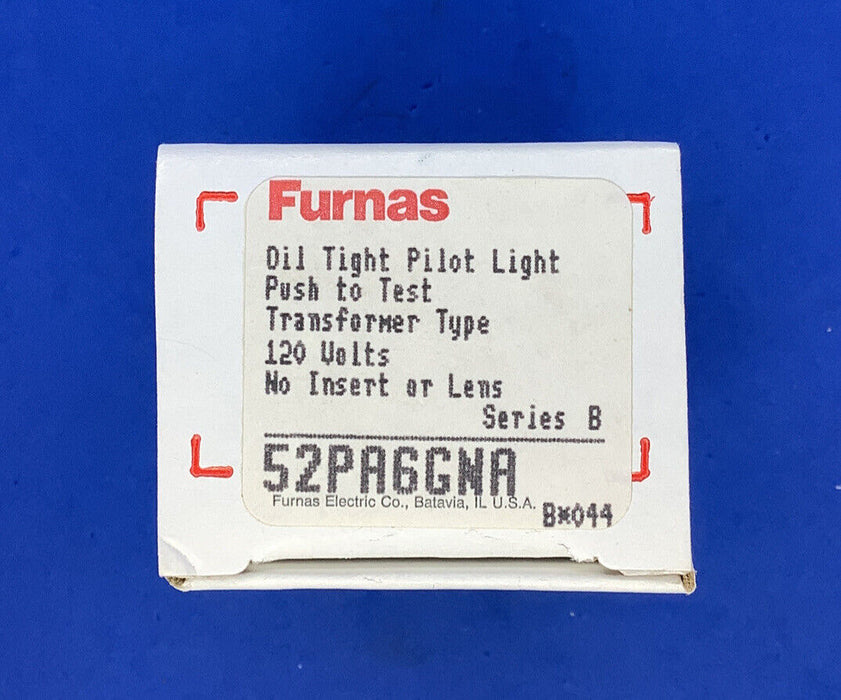 Furnas 52PA6GNA Oil Tight Pilot Light 120V