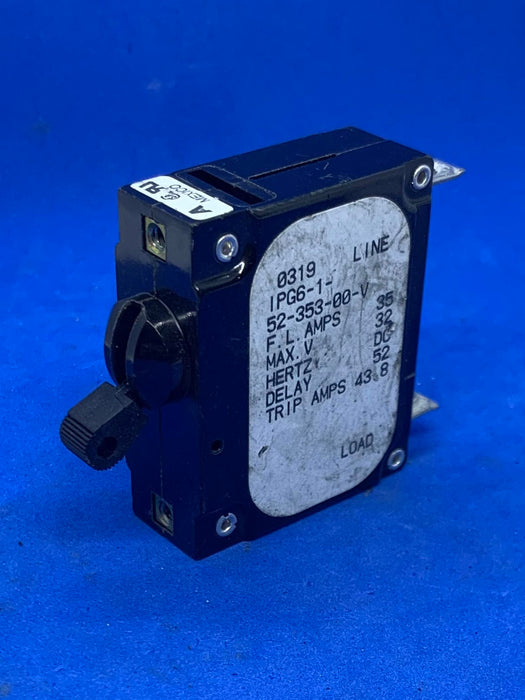 AIRPAX IPG6-1-52-353-00-V 35A Breaker