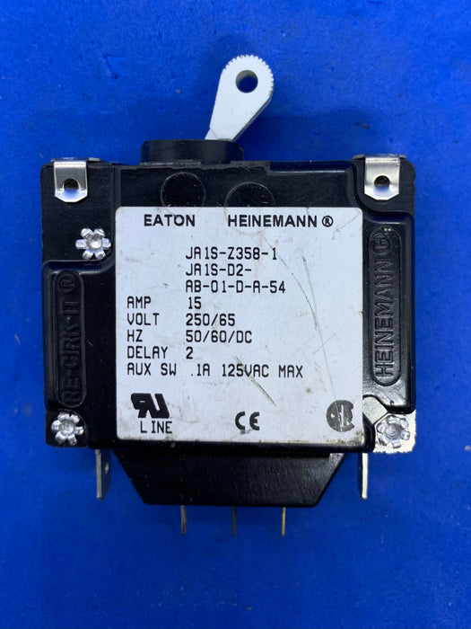 EATON HEINEMANN JA1S-D2-AB-01-D-A-54 15A BREAKER