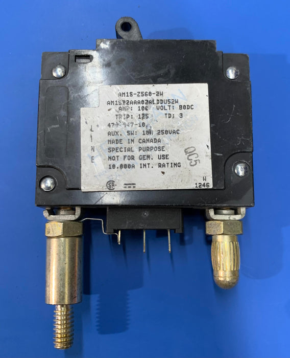 HEINEMANN AM1S-Z560-2W, 100AMP CIRCUIT BREAKER