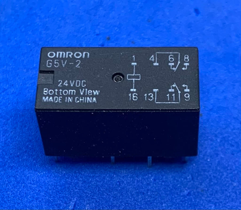 Omron Electronic Components Relay, Signal, Dpdt, 30Vdc, 2A - G5V-2-DC24