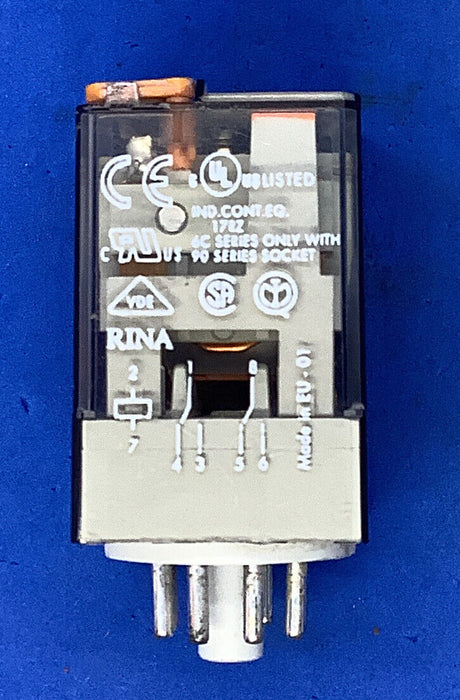 FINDER 60.12.8.120.0040 10A-250V/120VAC 50/60HZ RELAY