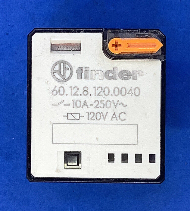 FINDER 60.12.8.120.0040 10A-250V/120VAC 50/60HZ RELAY
