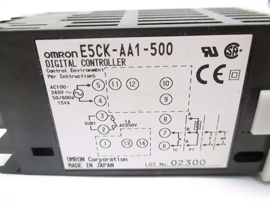 NEW OMRON E5CK-AA1-500 DIGITAL 100-240V-AC TEMPERATURE CONTROLLER D501466