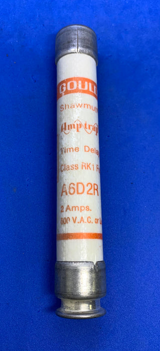 Gould Shawmut A6D2R Time Delay Fuse 2A 600V