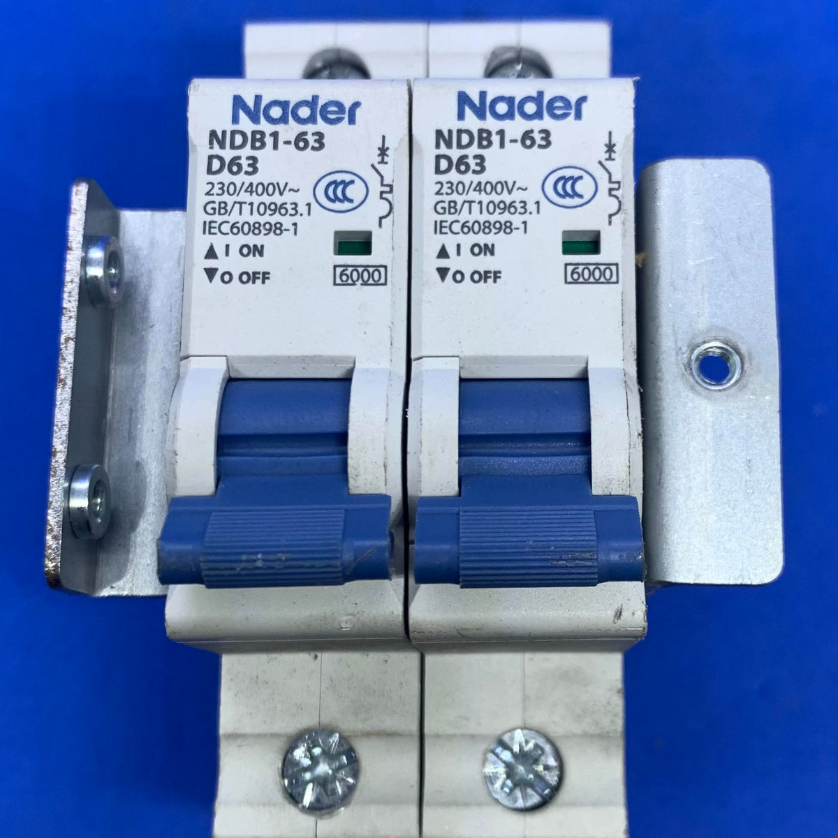 NADER NDB163 D63 (2, 1pole pieces) CIRCUIT BREAKERS — EcoTech