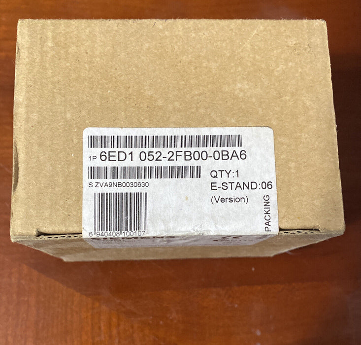 SIEMENS 6ED1 052-2FB00-0BA6 LOGO! Logic Module 6ED10522FB000BA6 (Factory Sealed)