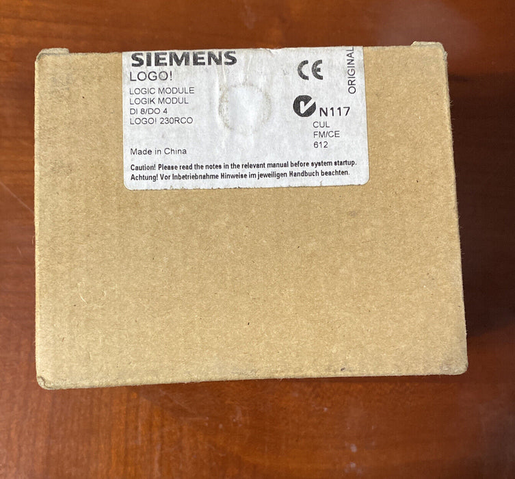 SIEMENS 6ED1 052-2FB00-0BA6 LOGO! Logic Module 6ED10522FB000BA6 (Factory Sealed)