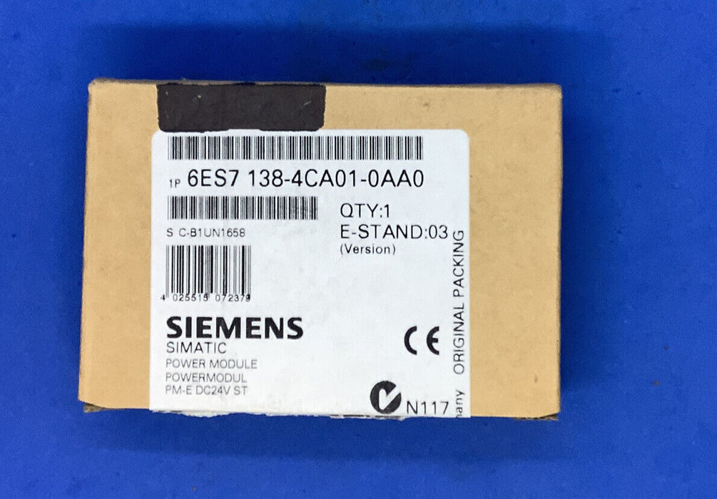 Siemens Power Module 6ES7 138-4CA01-AA0