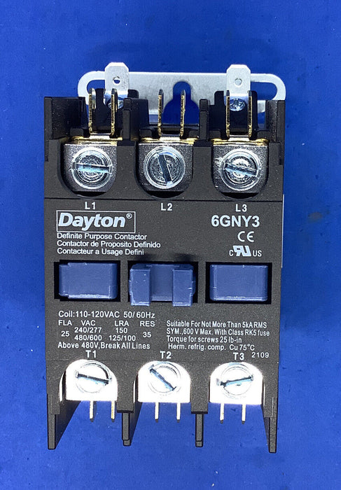 Dayton Definite Purpose Contactor 6GNY3