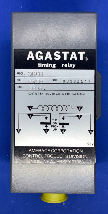Agastat Time Delay Relay 7012AFH3