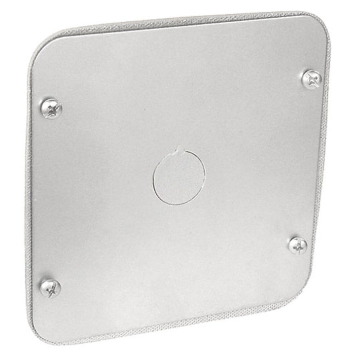 Stainless Steel 4-11/16 Inch Square Gasketed Box Cover With 1/2 Inch Conduit Knockout-1 per case