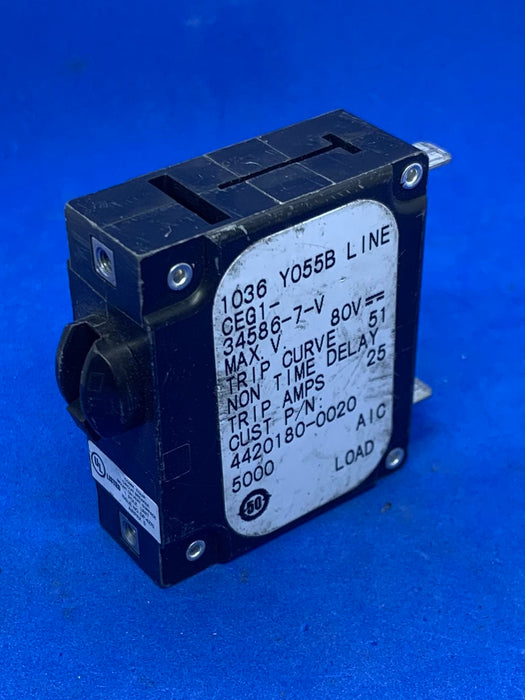 AIRPAX CEG1-34586-7-V 20A BREAKER