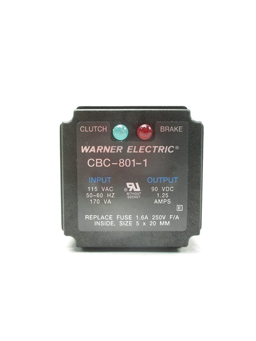 Warner CBC-801-1 Clutch Brake Control Power Supply 115VAC