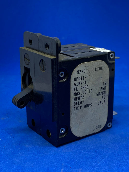 AIRPAX UPG11-5184-1, 15AMP BREAKER