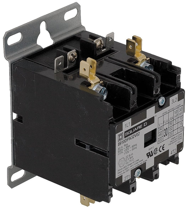 SQUARE D 8910DPA32V02 CONTACTOR 30AMP/600VAC