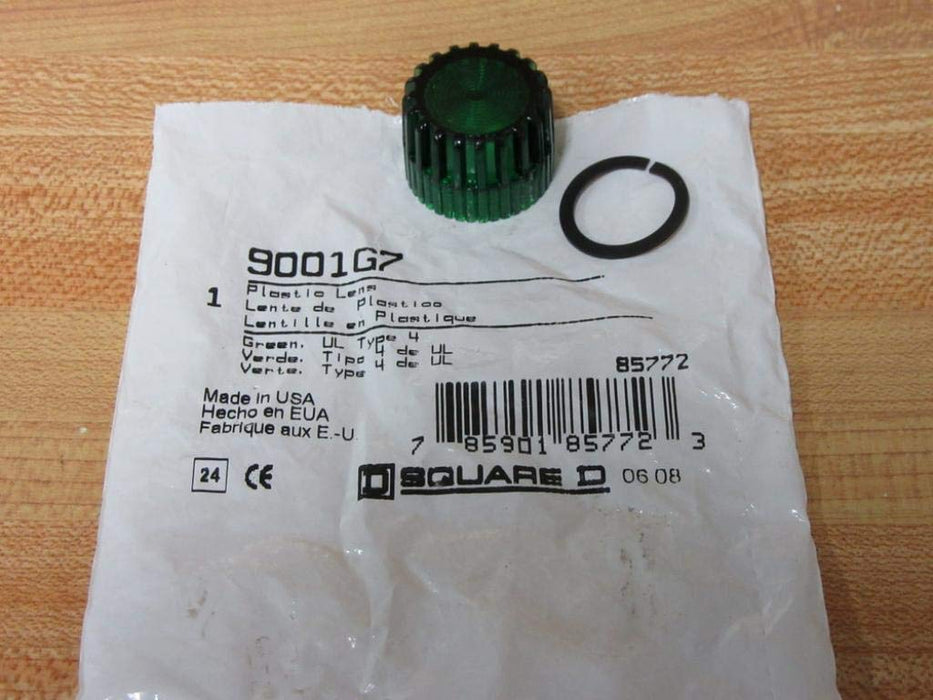 Square D 9001-G7 Pushbutton Cap 30MM Green