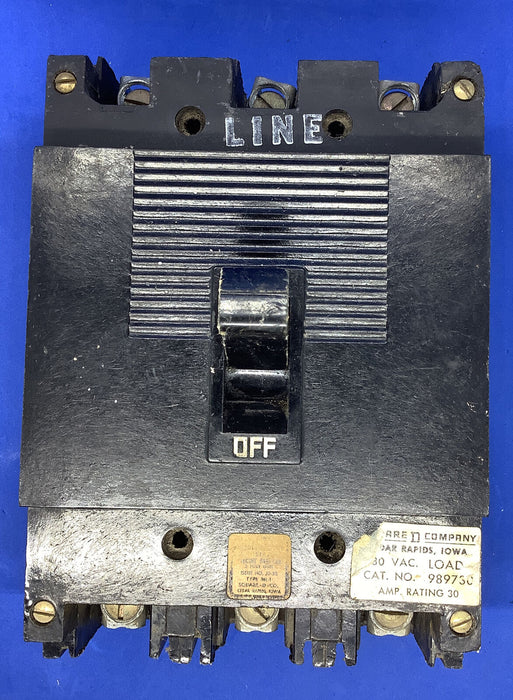 Square D 999330 30 Amp 3 POLE 999 ML-1 CIRCUIT BREAKER