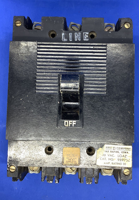 Square D 999330 30 Amp 3 POLE 999 ML-1 CIRCUIT BREAKER