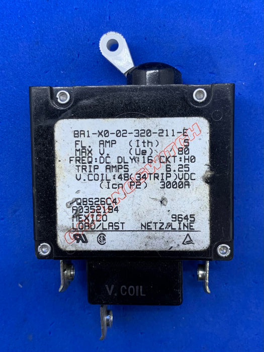 CARLINGSWITCH BA1-X0-02-320-211-E CIRCUIT BREAKER