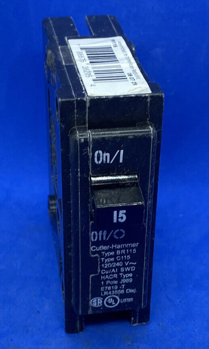 Eaton BR 15 Amp Single-Pole Circuit Breaker