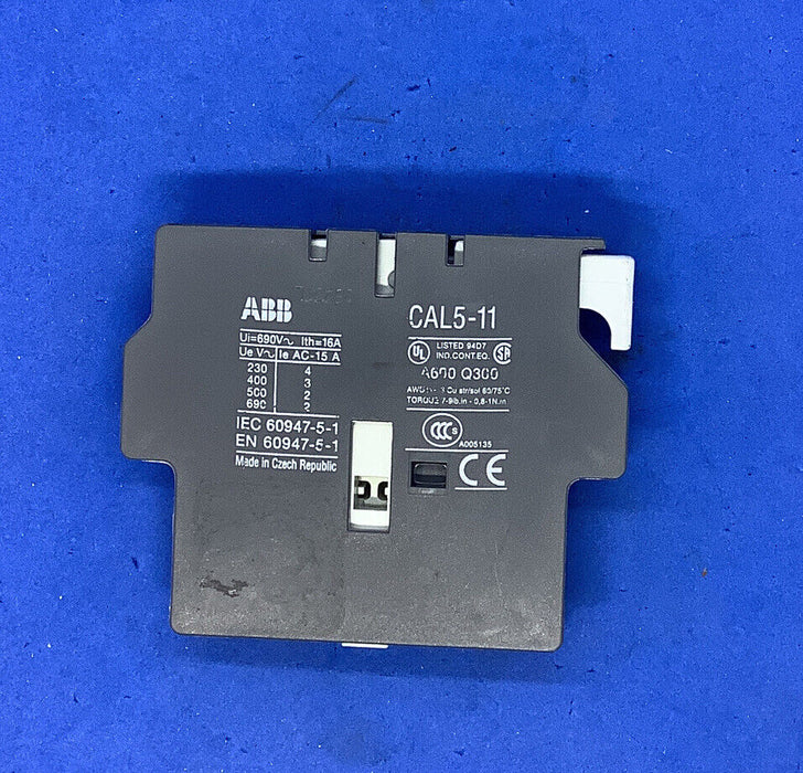 ABB CAL5-11 Auxiliary Contact Block 16A 690V