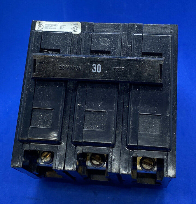 Cutler Hammer BAB3030H 3P 30A 240V CIRCUIT BREAKER