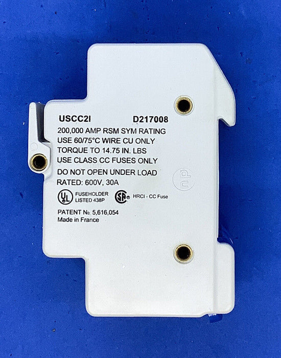 Ferraz Shawmut Ultrasafe USCC21 D217008 600V 30A Fuse Holder