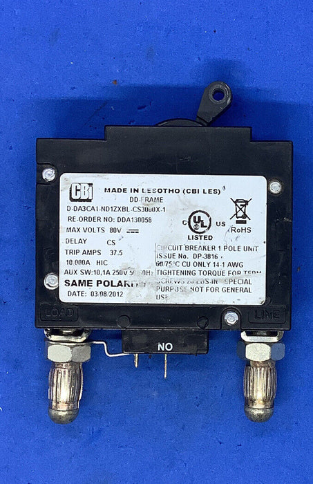 D-DA3CA1-ND1ZXBL-CS3000X-1 CBI 30A MID TRIP BULLET CIRCUIT BREAKER DDA130058