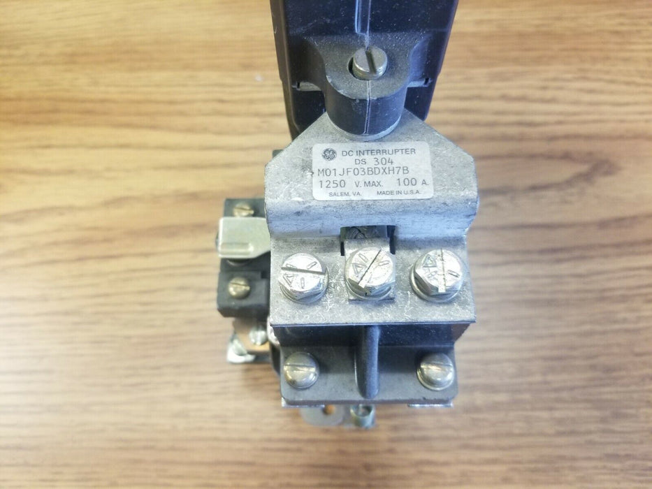 General Electric DC CONTACTOR DS304 Style M01JF03BDXH7B 1250 volt 100a