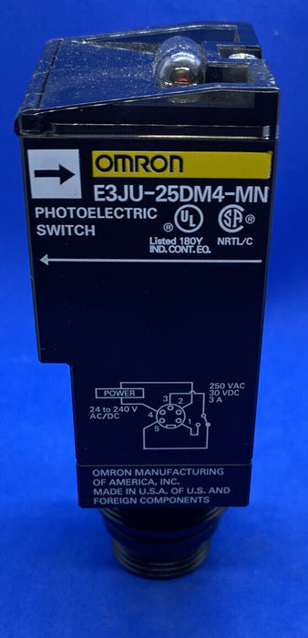 Omron E3ju-25dm4-mn1 Photoelectric Switch