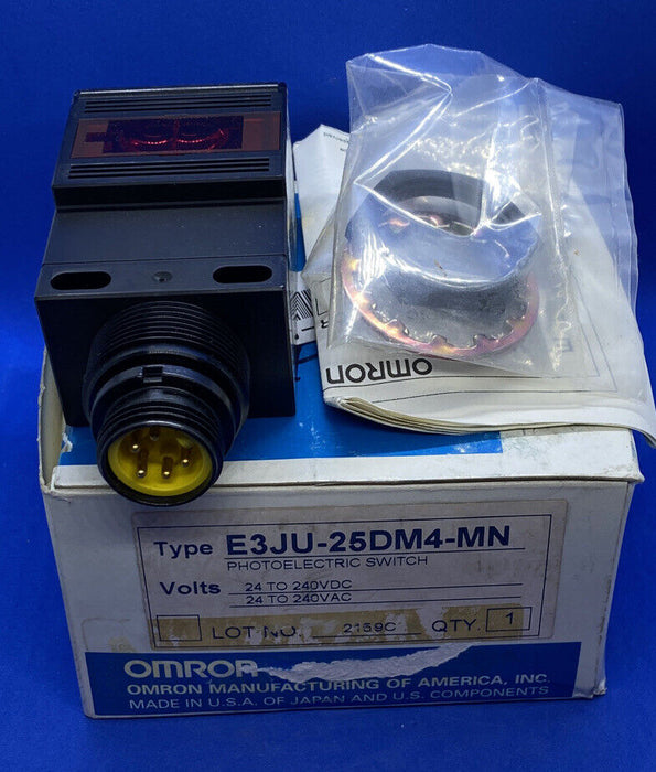 Omron E3ju-25dm4-mn Photoelectric Switch