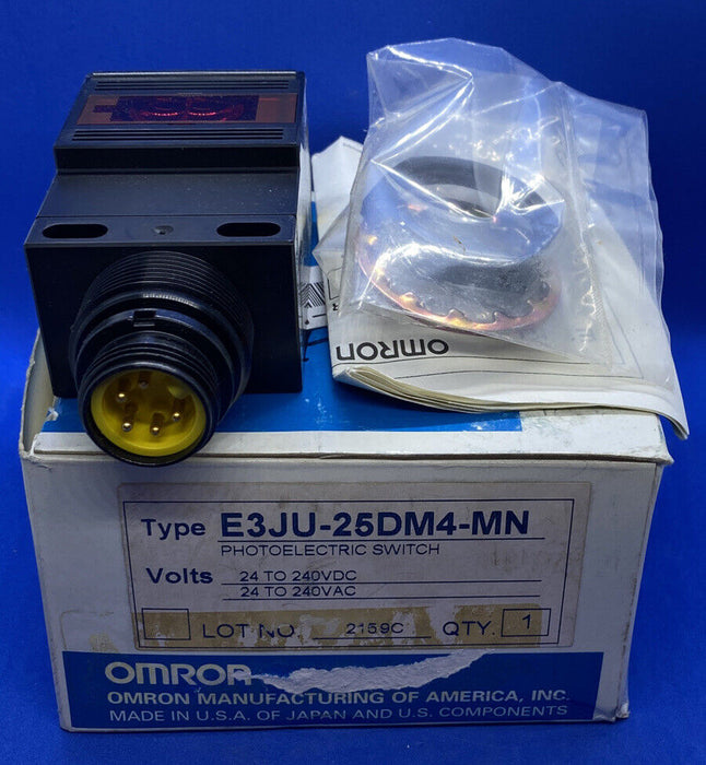 Omron E3ju-25dm4-mn Photoelectric Switch