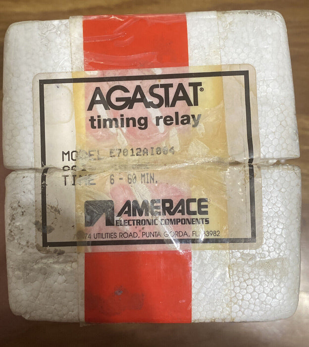 AGASTAT 120V. TIMER 6-60 MINUTE TIMING RELAY E7012AI004 7012AI