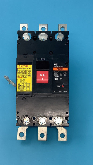 FUJI ELECTRIC EA403B 400 Amp CIRCUIT BREAKER #4014D48PR5