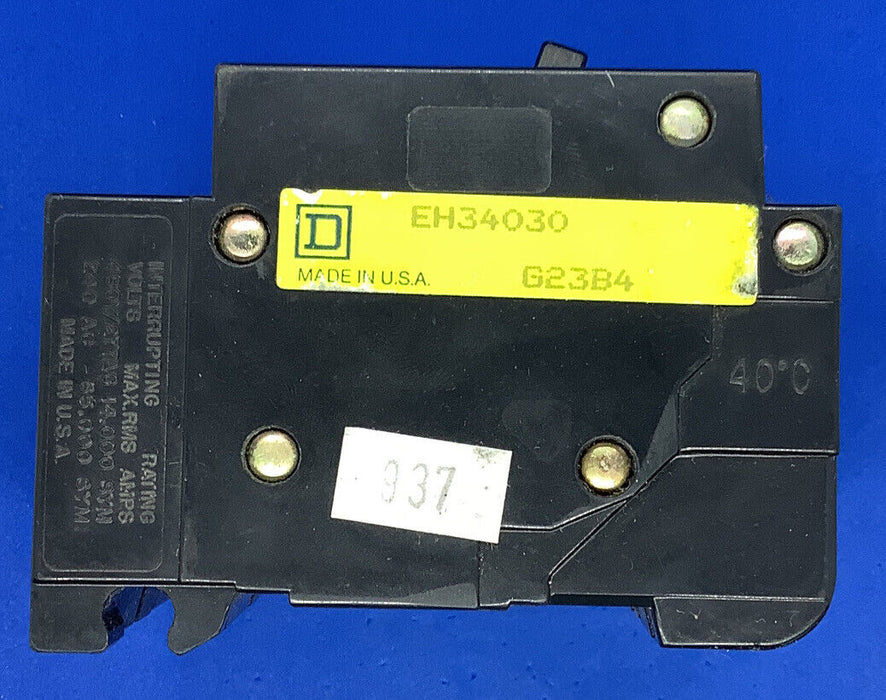 EH34030 Square D SQD Circuit Breaker 3 Pole 30 Amp 480V