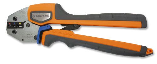Thomas & Betts ERG4001 Sta-Kon Ergonomic Hand Tool for Crimping RA RB and RC Insulated Terminals Splices and Disconnects - EcoTech Solutions Inc.