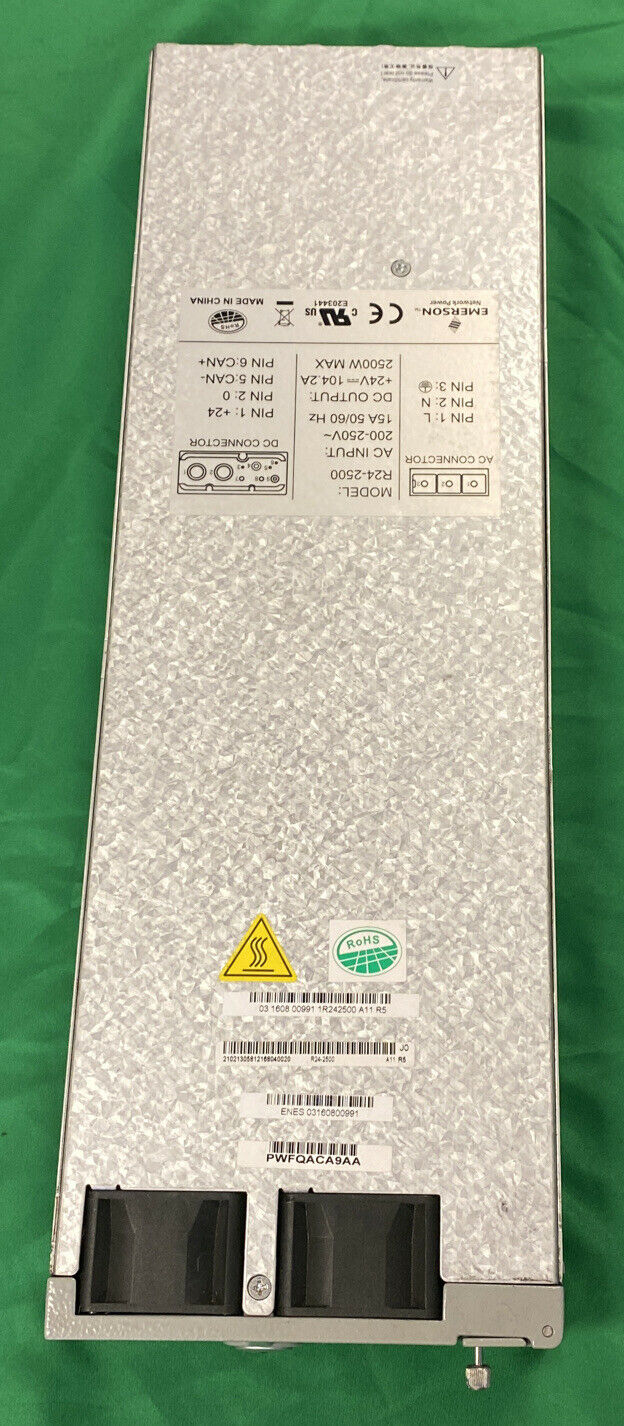 Emerson Network Power R24-2500 Rectifier 200-150V 15A (Refurbished ...