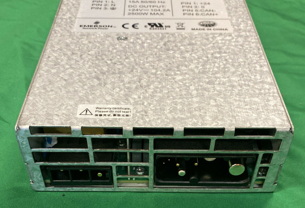 Emerson Network Power R24-2500 Rectifier 200-150V 15A (Refurbished)