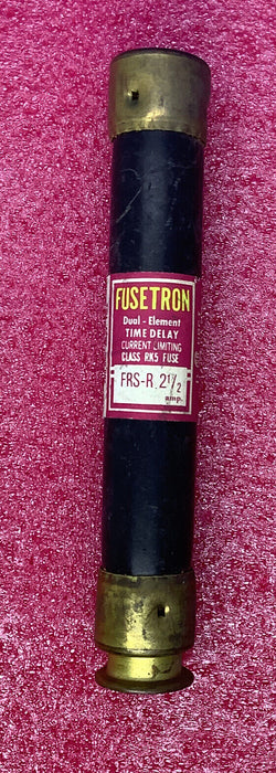 Fusetron FRS-R-2-1/2 Dual Element Time Delay Fuse 600V 2.5A 2-1/2 Amp