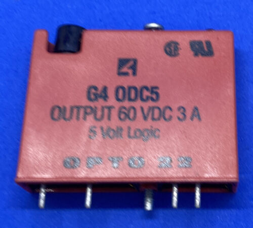 Opto 22 G4 ODC5 Digital Output Module, Output 60VDC 3A, 5VDC Logic